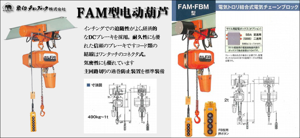 FAM型运行式电动葫芦