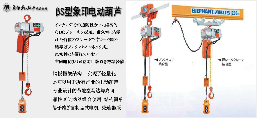 βS型迷你型电动葫芦