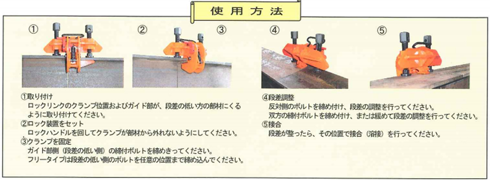 ALB钢板钳使用方法