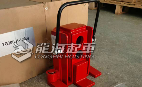 龙升趾爪式千斤顶实物图2