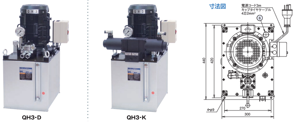 QH电动液压泵尺寸