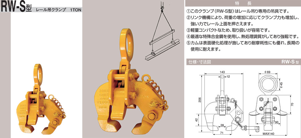 NETSUREN RW-S钢板钳