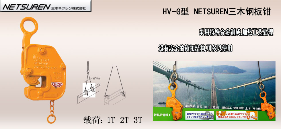 NETSUREN HV-G钢板钳