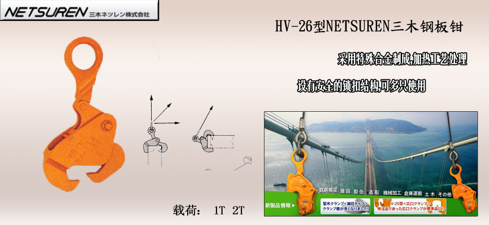 NETSUREN HV-26钢板钳