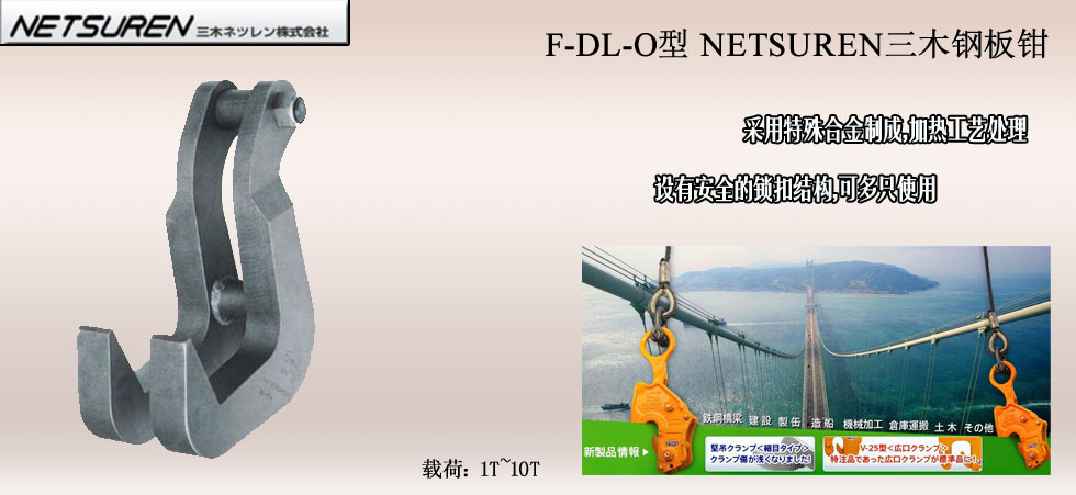 NETSUREN F-DL-O钢板钳