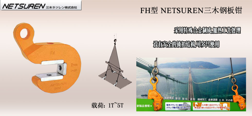 NETSUREN FH钢板钳