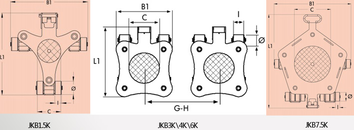 JKB万向小坦克尺寸图