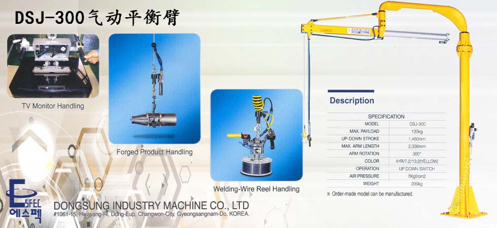 DSJ-300气动平衡臂介绍图