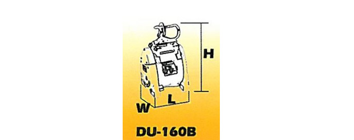 DU-160B小金刚提升机尺寸图