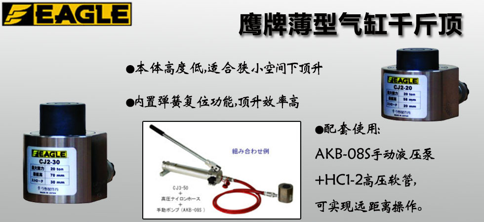 鹰牌CJ型分离式液压千斤顶