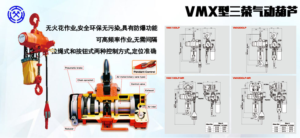 三荣SAN-EI VMX气动葫芦