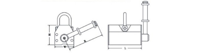 手动永磁起重器尺寸图